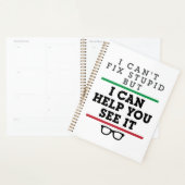Optometrist Optometrie Oftalmologie Zie Stupid Planner (Display)