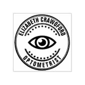 Optometrist Optometrist Test Vision Oftalmoloog Rubberstempel (Afrduk)