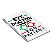 Optometrist Optometry Eye Doctor U Patiënt Notitieboek (Rechterzijde)