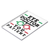 Optometrist Optometry Eye Doctor U Patiënt Notitieboek (Linkerzijde)