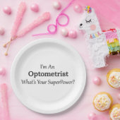 Optometrist Papieren Bordje (Feest)