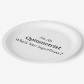 Optometrist Papieren Bordje (Gekanteld)