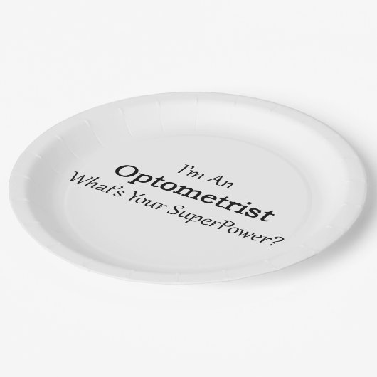 Optometrist Papieren Bordje (Gekanteld)