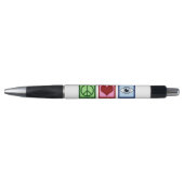 Optometrist Peace Love Optometry Blue Eye Doctor Pen (Voorkant)