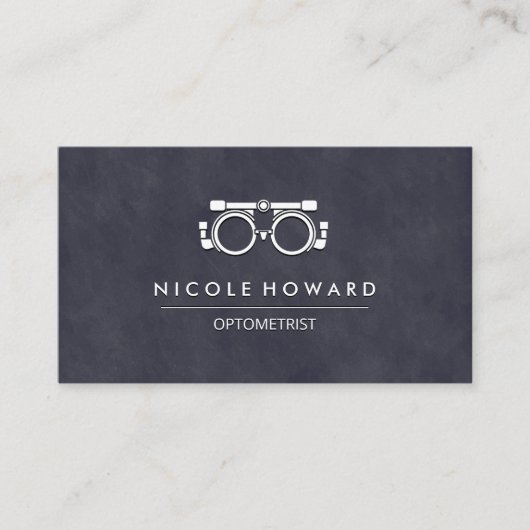 Optometrist | Phoropteruitrusting Visitekaartje (Voorkant)