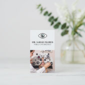 Optometrist | Phoropteruitrusting Visitekaartje (Staand voorkant)
