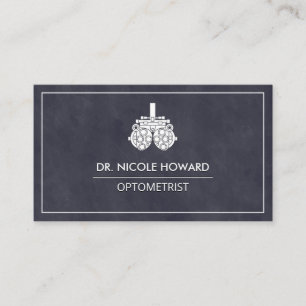 Optometrist   Phoropteruitrusting Visitekaartje