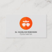 optometrist-pictogram | geneesheer afsprakenkaartje (Voorkant)