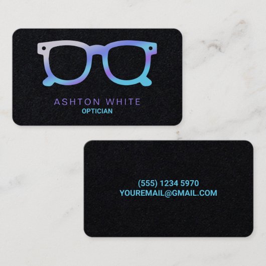 Optometrist Premium Visitekaartje (Voorkant / Achterkant)