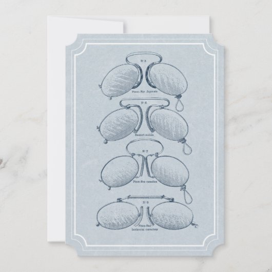 Optometrist Retirement  Eyeglassen Kaart (Voorkant)