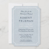 Optometrist Retirement  Eyeglassen Kaart (Achterkant)