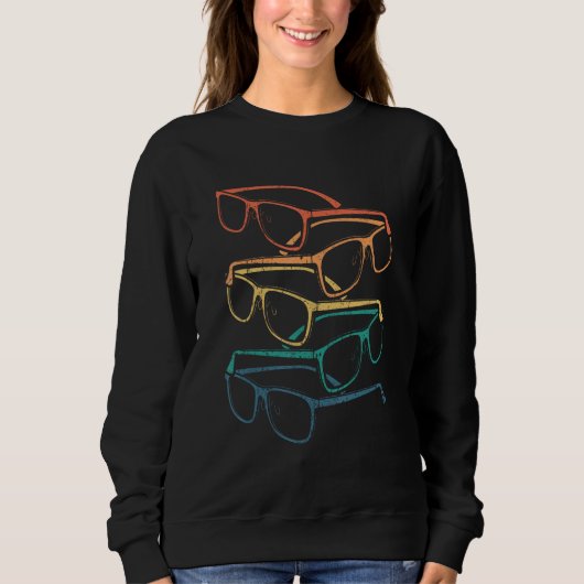 Optometrist Retro glazen OogG Gla Trui (Voorkant)