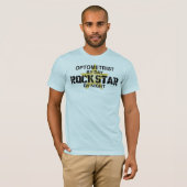 Optometrist Rock Star, Night T-shirt (Voorkant volledig)