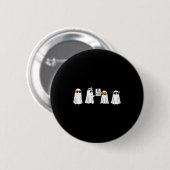 Optometrist spook boo centrum Halloween opticien Ronde Button 5,7 Cm (Voorkant /achterkant)