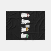 Optometrist spookhuis Halloween Opticien Fleece Deken (Voorkant (Horizontaal))