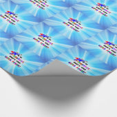 Optometrist Superheld aangepast ontwerp Cadeaupapier (Hoek)