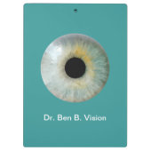 Optometrist Thema Gepersonaliseerd Acrylklembord Klembord (Achterkant)