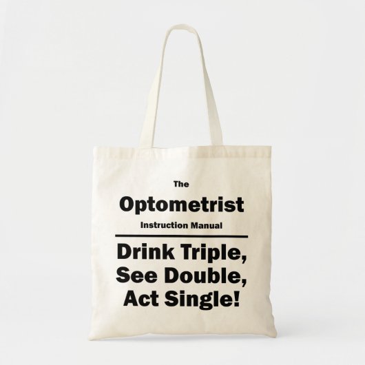 optometrist tote bag (Voorkant)