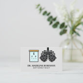 Optometrist | Uitrusting | Oogkaart Afsprakenkaartje (Staand voorkant)