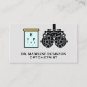 Optometrist | Uitrusting | Oogkaart Afsprakenkaartje (Voorkant)