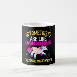Optometrist Unicorn, Magical Unicorn Optometry Koffiemok