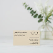 Optometrist Vision Care Aanbevelingskaartje (Staand voorkant)