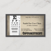 Optometrist Visitekaartje (Voorkant)