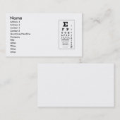 Optometrist Visitekaartje (Voorkant / Achterkant)