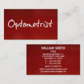 Optometrist Visitekaartje (Voorkant / Achterkant)