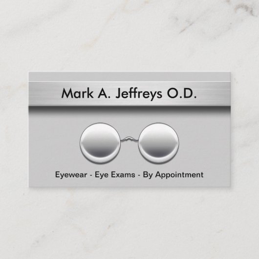 Optometrist Visitekaartjes (Voorkant)