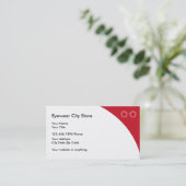 Optometrist Visitekaartjes (Staand voorkant)