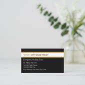 Optometrist Visitekaartjes Afsprakenkaartje (Staand voorkant)