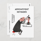 Optometrist voor briefkaart Retro Appointment (Voorkant / Achterkant)