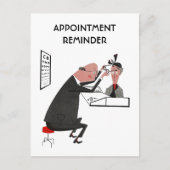Optometrist voor briefkaart Retro Appointment (Voorkant)