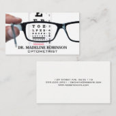 Optometrist | Voorgeschreven bril | Oogexamen Appo Afsprakenkaartje (Voorkant / Achterkant)