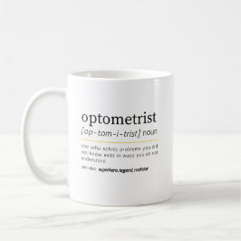Optometrist Zelfstandig naamwoord Definitie Oogzor Koffiemok