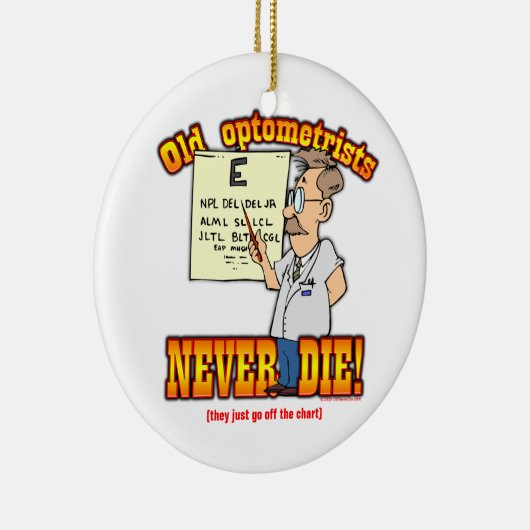 Optometristen Keramisch Ornament (Rechts)