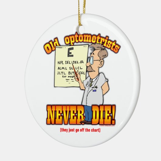 Optometristen Keramisch Ornament (Links)