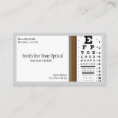 Optometristen Visitekaartje (Voorkant)