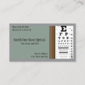 Optometristen Visitekaartje (Voorkant)