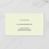 Optometristen Visitekaartje (Achterkant)