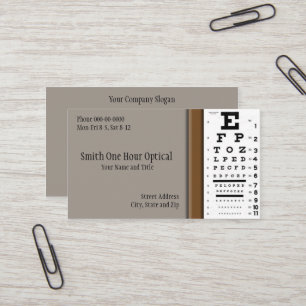 Optometristen Visitekaartje