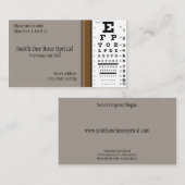 Optometristen Visitekaartje (Voorkant / Achterkant)