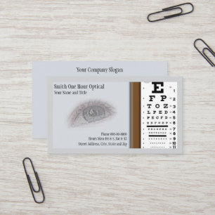 Optometristen Visitekaartje