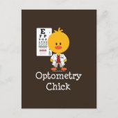 Optometry Chick Briefkaart (Voorkant)