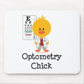 Optometry Chick Mousepad Muismat (Voorkant)