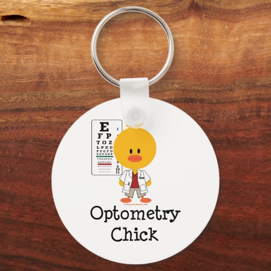 Optometry Chick Sleutelhanger (Voorkant)