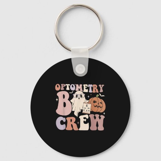 Optometry Crew Optometry Boo Crew Halloween Optici Sleutelhanger (Voorkant)