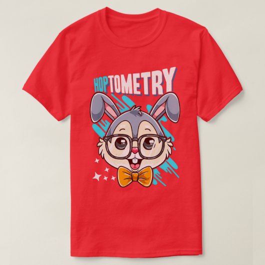 Optometry Easter Hoptometry Optometrist Gift T-shirt (Design voorkant)