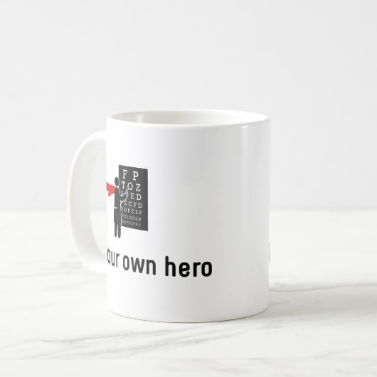 Optometry Hero Koffiemok (Voorkant links)